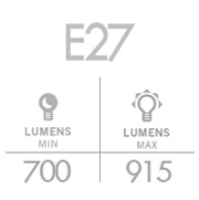 Tabla equivalencias LED & LUMEN E27 700 - 915lm